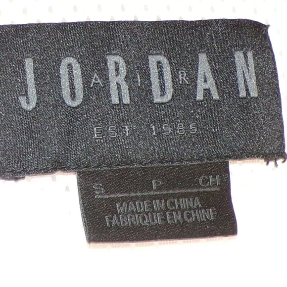 UNISEX AIR JORDAN RED, WHITE AND BLACK HOODED FULL ZIPPERED WINDBREAKER JACKET - Picture 4 of 11